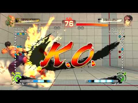 SSF4 AE Dhalsim (YHCmochi) vs Fei Long (Ryukichikun) Japanese Ranking Match