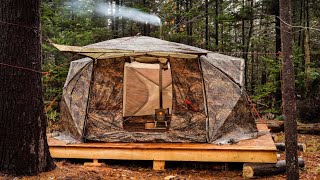 Off Grid Living In A Hot Tent