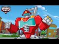 Transformers Rescue Bots Héroe 244 Heatwave Bot Antifuego Y Optimus Prime El Líder Autobot