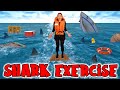 Shark Exercise for Kids | The Floor is Lava Game | Indoor Workout for Children