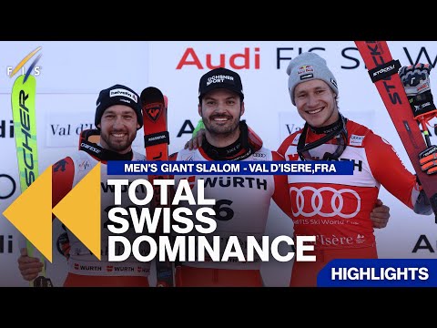 SWISS 1–2–3 🇨🇭 in Val d'Isère | Highlights | FIS Alpine