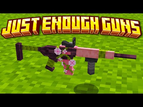 MINECRAFT CUSTOM GUN MOD (Just Enough Guns 1.20.1)