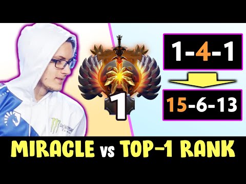 Miracle vs TOP-1 RANK — from bad start to dominating