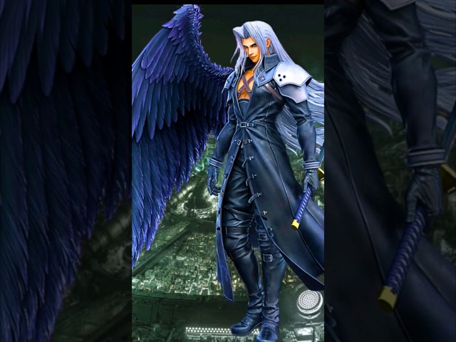 Vídeo relacionado con Impresión trasera de One Winged Angel Gothic Fantasy Gamer Manga Larga