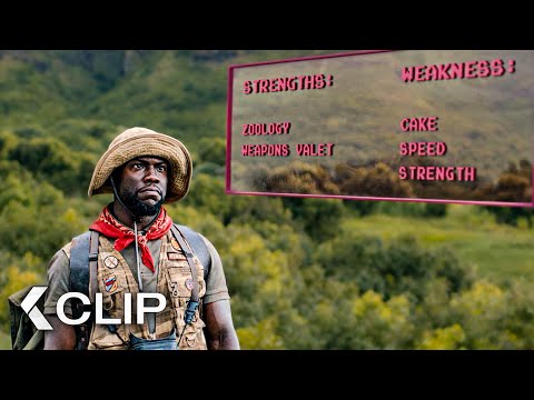 Strengths and Weakness Cards Scene - JUMANJI: Welcome To The Jungle Clip (2017) The Rock, Kevin Hart