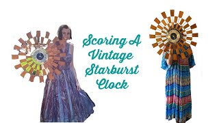 Scoring A Vintage Starburst Clock In The Nick Of Time