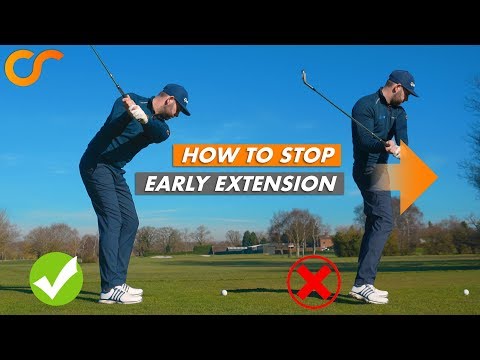 YouTube video about: How to stop early extension in golf swing?