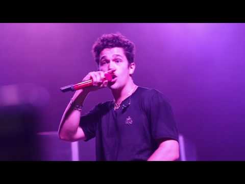 Rollin'-Austin Mahone and Becky G at the ForMe+You Tour at Fonda Theatre Los Angeles
