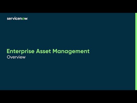 Enterprise Asset Management | Overview