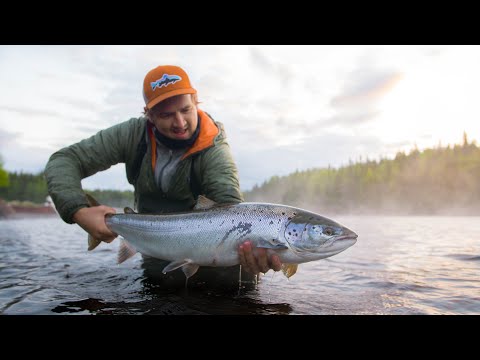 Salmon fishing at Kengis Bruk