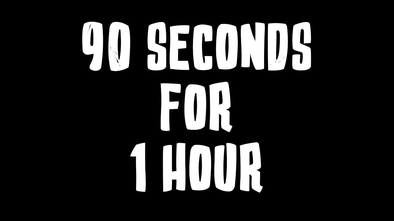 Alarme a cada 90 Segundos por 1 Hora || Cronometro a cada 90 Segundos por 1 Hora