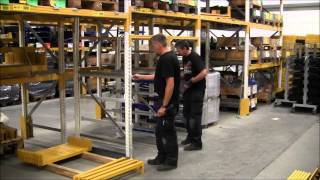preview picture of video 'Building drawers into pallet racking'