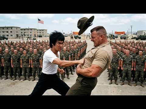 320 lb Marine Drill Instructor Spit On Bruce Lee — 412 Recruits Watched 6 Seconds Of Silence