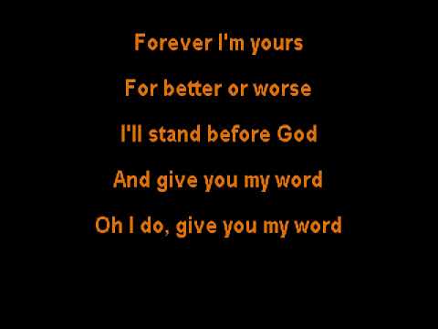 George Fox  - I Give You My Word - clay wood karaoke