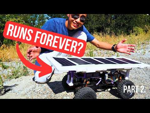 I Built a Solar Rover that Charges Itself! | RC Crawler Build | Unlimited Range Test | Part 2