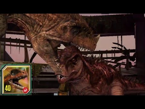 GIGANOTOSAURUS GEN 2 VS T- REX GEN 2|| DOMINION TOURNEY BATTLES|| Jurassic World The Game