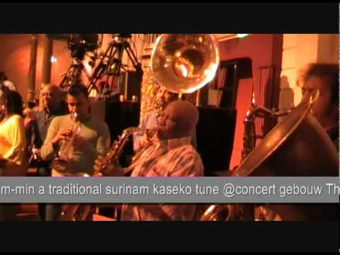 Setish B & Carlo Jones Jammin a tradtional Surinam kaseko tune