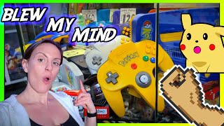 Not one BUT TWO Rare Pokemon N64's found! 80s and 90s 🤯 (Live Retro Game and Toy Hunting)