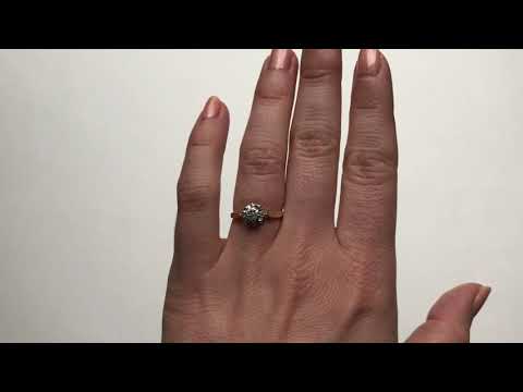 Angela Vintage 1970s Diamond Cluster Engagement Ring