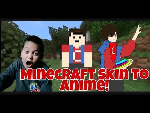 How to get The anime skin in mcbe bedrock update tutorial