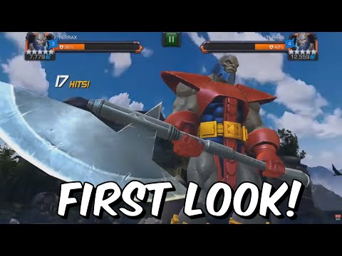 Terrax First Look! - Special Attacks, Animations & Gameplay - Marvel Contest of Champions
