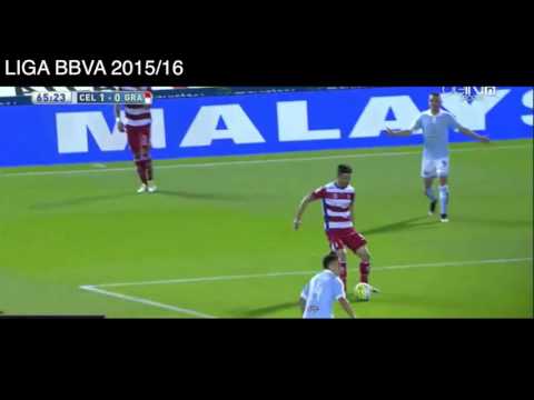 2 Goles de Iago Aspas vs Granada, Celta de Vigo 2 - 1 Granada, Liga BBVA 2016.