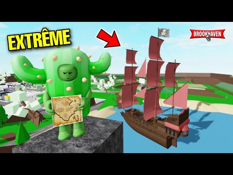 CACTUS ET LA CHASSE DE L'EXTRÊME (ÇA TOURNE MAL) ! ROBLOX - BROOKHAVEN RP - SEA OF THIEVES