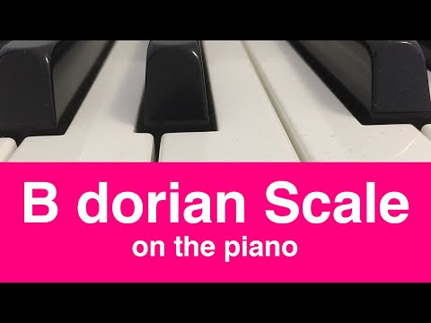 B Dorian Scale Piano Tutorial✨