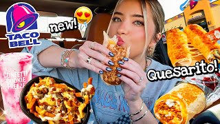 Taco Bell QUESARITO is BACK! + Cheesy Dipping Burritos, Confetti Cookie Freeze &amp; Garlic Fries!