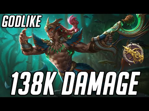 GODLIKE 140K Damage Binary Star Jenos : Paladins Mernos Jenos Damage Support Gameplay