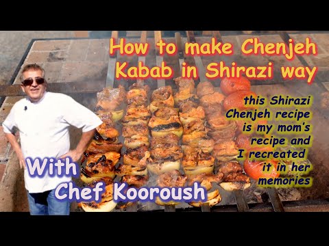 Chenjeh Kabob Recipe I How to Make Persian Beef chenjeh kabab I Chicken chenjeh chef kooroush