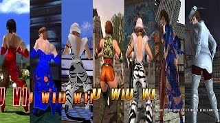 Tekken - Anna Williams Bum Shake Pose Evolution Gameplay (1080p 60FPS) 2022