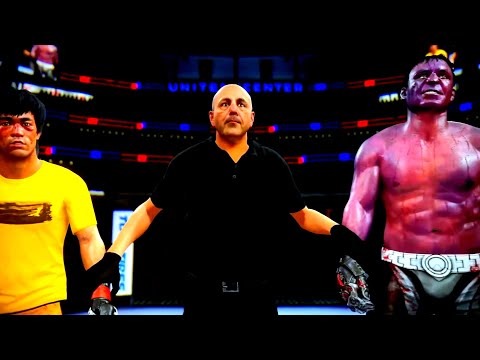 Bruce Lee vs. Purple Hulk - EA sports UFC 4
