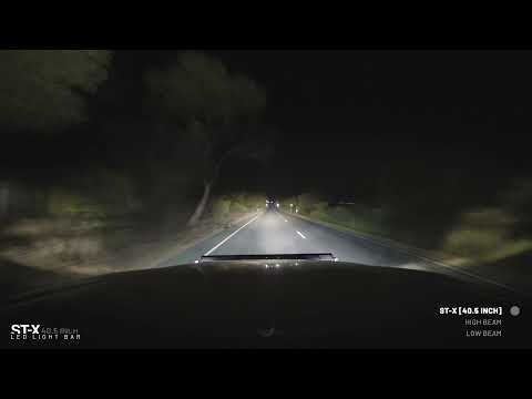 STEDI ST-X LED Light Bar - 40.5 inch | Driving Footage