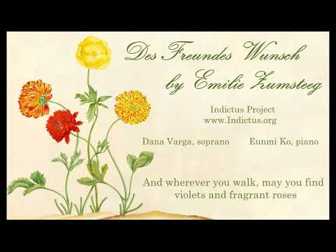 Emilie Zumsteeg: Des Freundes Wunsch (1817)