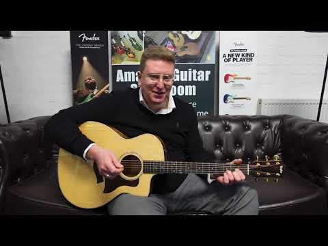 Taylor 214ce-K DLX Grand Auditorium Electro Acoustic Guitar - Guitar Demonstration | Rimmers Music