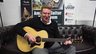 Video thumbnail for Taylor 214ce-K DLX Grand Auditorium Electro Acoustic Guitar - Guitar Demonstration | Rimmers Music by Rimmers Music