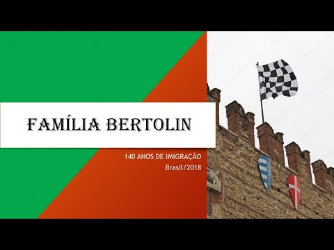 Festa dos descendentes de italianos no Brasil - os Bertolin