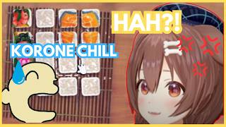 Chat Trying to Keep Korone Chill While She Playing This Puzzle Game