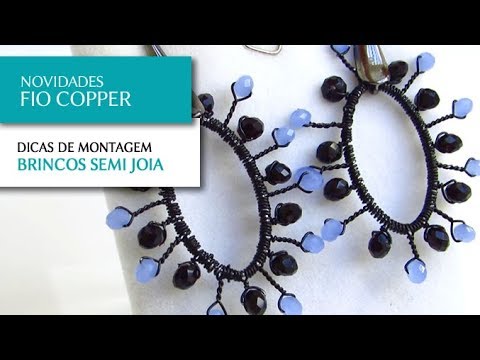 Como Usar o Fio Copper na Montagem de Semi joias - Pedra Mística