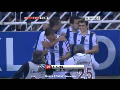 Real Sociedad 1-1 Getafe - Paco Sutil