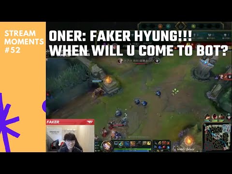 Faker and Oner bot duo - Faker troll =)) | T1 on Douyu Stream | Engsub by teddy_faker