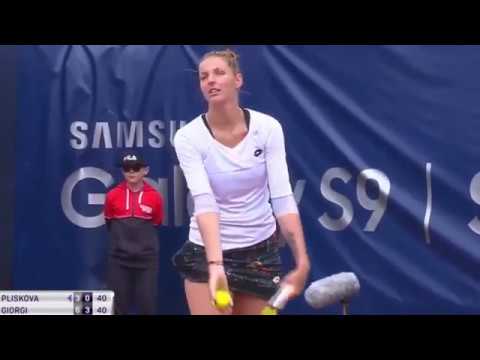 Camila GIORGI vs Kristyna PLISKOVA Highlights LUGANO 2018