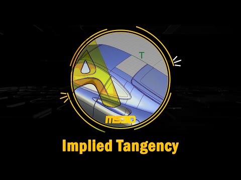 #4 Autodesk Alias Tips And Tricks | Implied Tangency | MS3D
