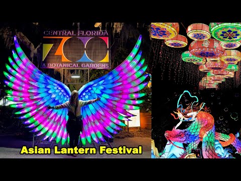 Asian Lantern Festival 2024 at the Central Florida Zoo in Sanford