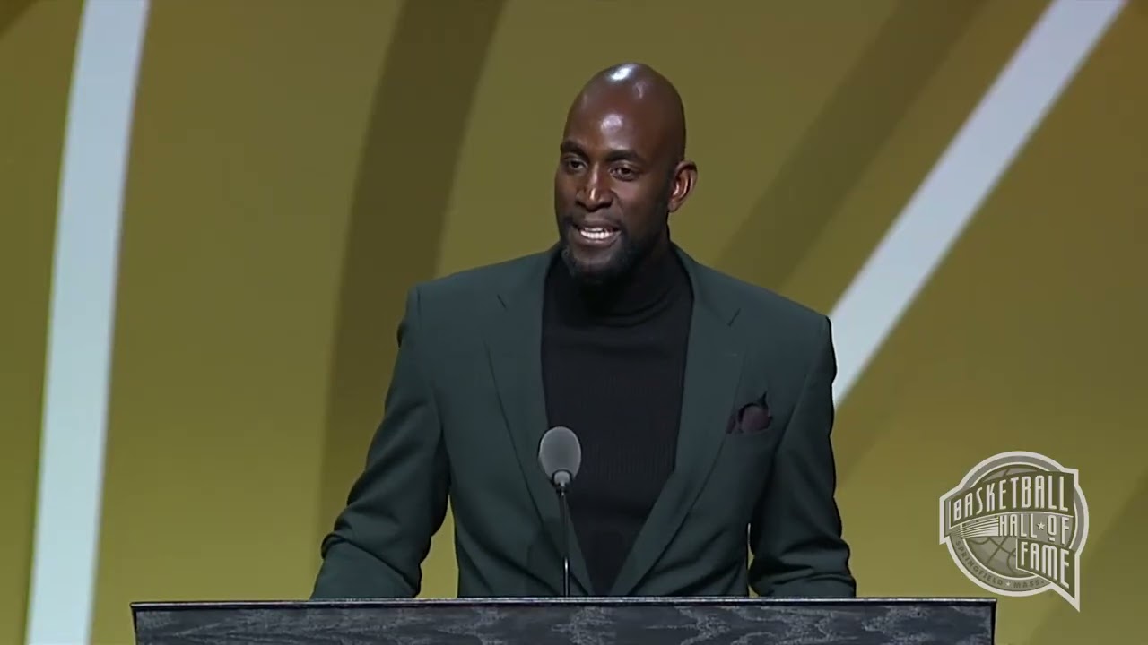 Kevin Garnett's Basketball Hall of Fame Enshrinement Speech