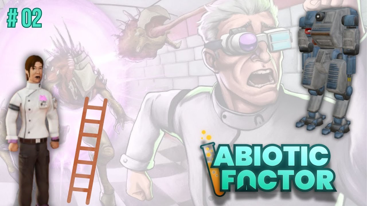 Abiotic Factor: Fomos atacas por um robô feat. Ana tem fobia de escada | 02