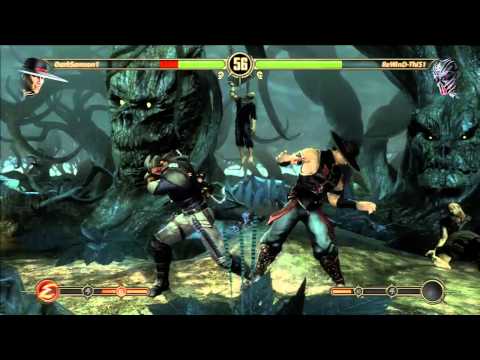 Mortal Kombat 9 (2011) - DarkSamson1 (Cage/Lao/Kabal) Vs ReWinD-ThiS1 (Lao/Kabal/Smoke)