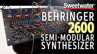 Video thumbnail for Behringer 2600 Analog Semi-modular Synthesizer Demo — Daniel Fisher by Sweetwater
