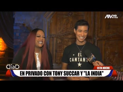 Tony Succar y ''La India'' en privado en Día D